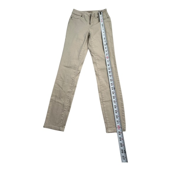 Blue Spice Junior's Size 3 Beige Khaki Straight Leg Casual Pants Trousers - Picture 8 of 10